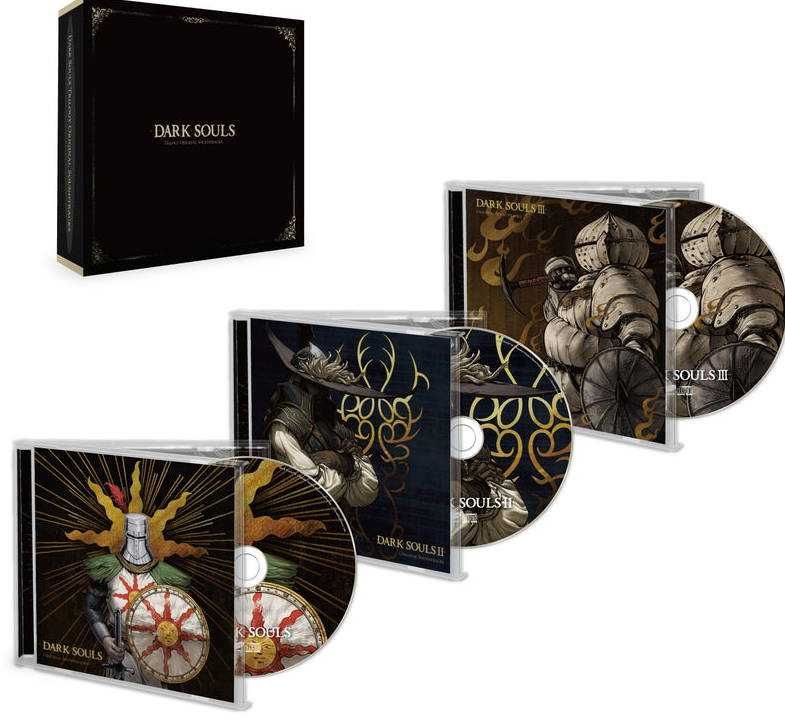 Kolekcjonerski soundtrack cd trylogii Dark Souls