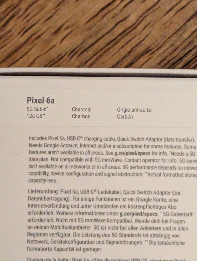 Google Pixel 6a 128Gb com capa e vidro protetor