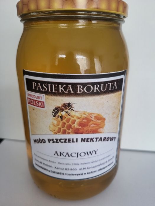 Miód AKACJOOWY  z własnej pasieki 10  słoików