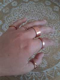 Anéis em cobre puro