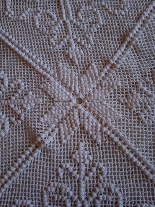 Colcha crochê antiga (nunca usada)