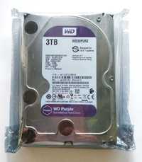 WD Purple 3TB (Новый, в упaкoвке) для видеонаблюдения