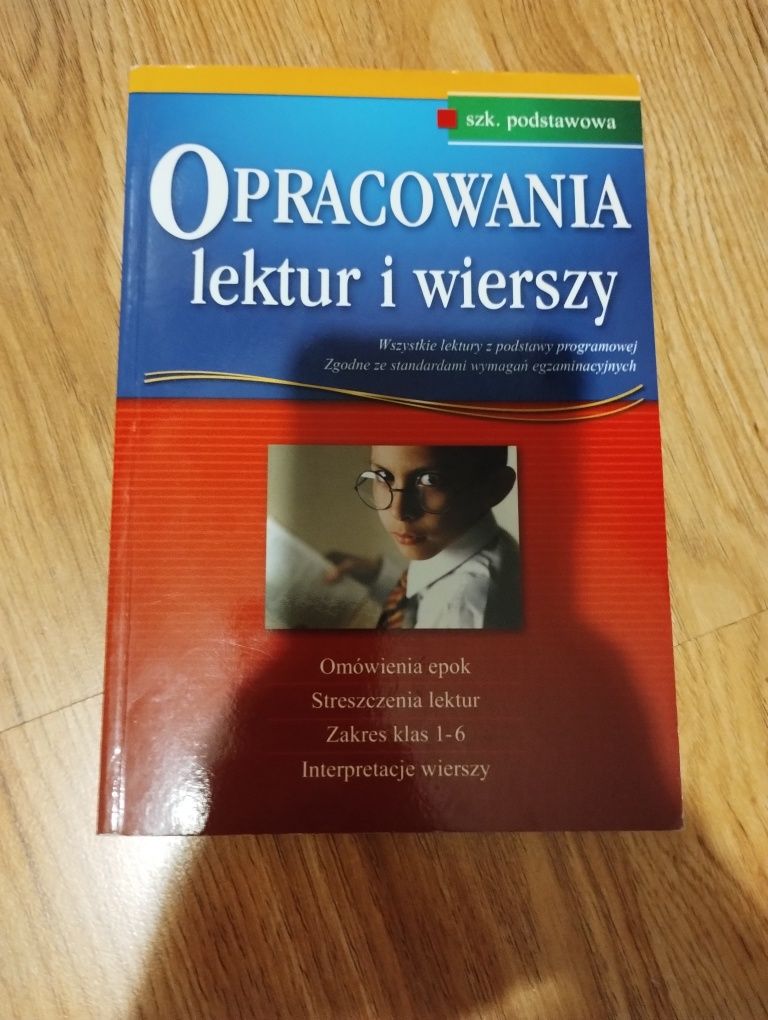 Opracowanie lektur i wierszy