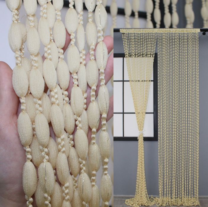 Плюшеві Штори нитки Дощ шиніл тюль гардини