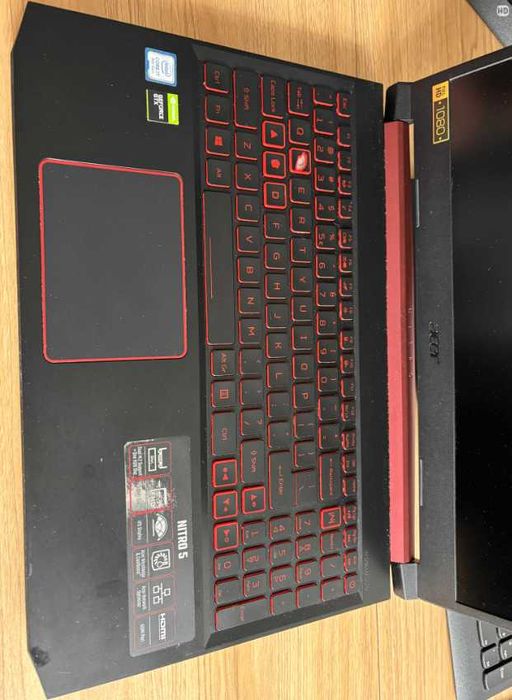 Laptop Gamingowy 15,6" Acer Nitro 5 i7-9750H/16GB/512GB/GTX1650/Win10