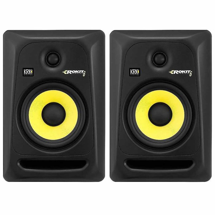 Par de monitores de Estúdio KRK Rookit 6