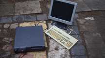 Komputer stacjonarny Dell DHS BFMKOJ monitor AOC sprawny