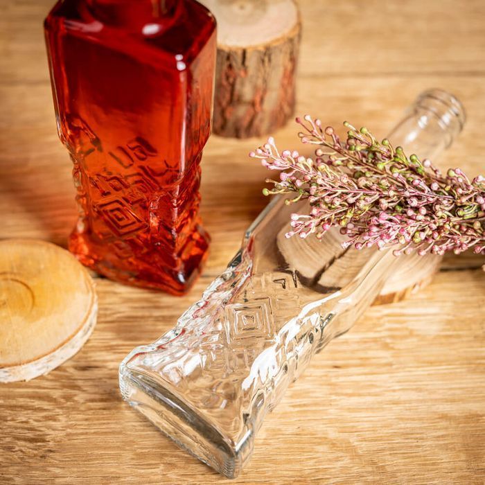 Zestaw 50 sztuk - butelka UKRAINKA 200 ml na nalewki sok z zakrętką