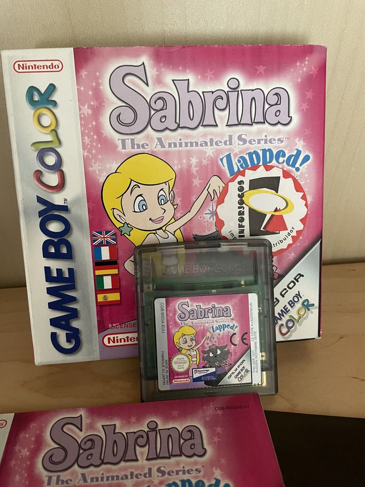 Sabrina Zapped Jogo Gameboy Color completo a funcionar