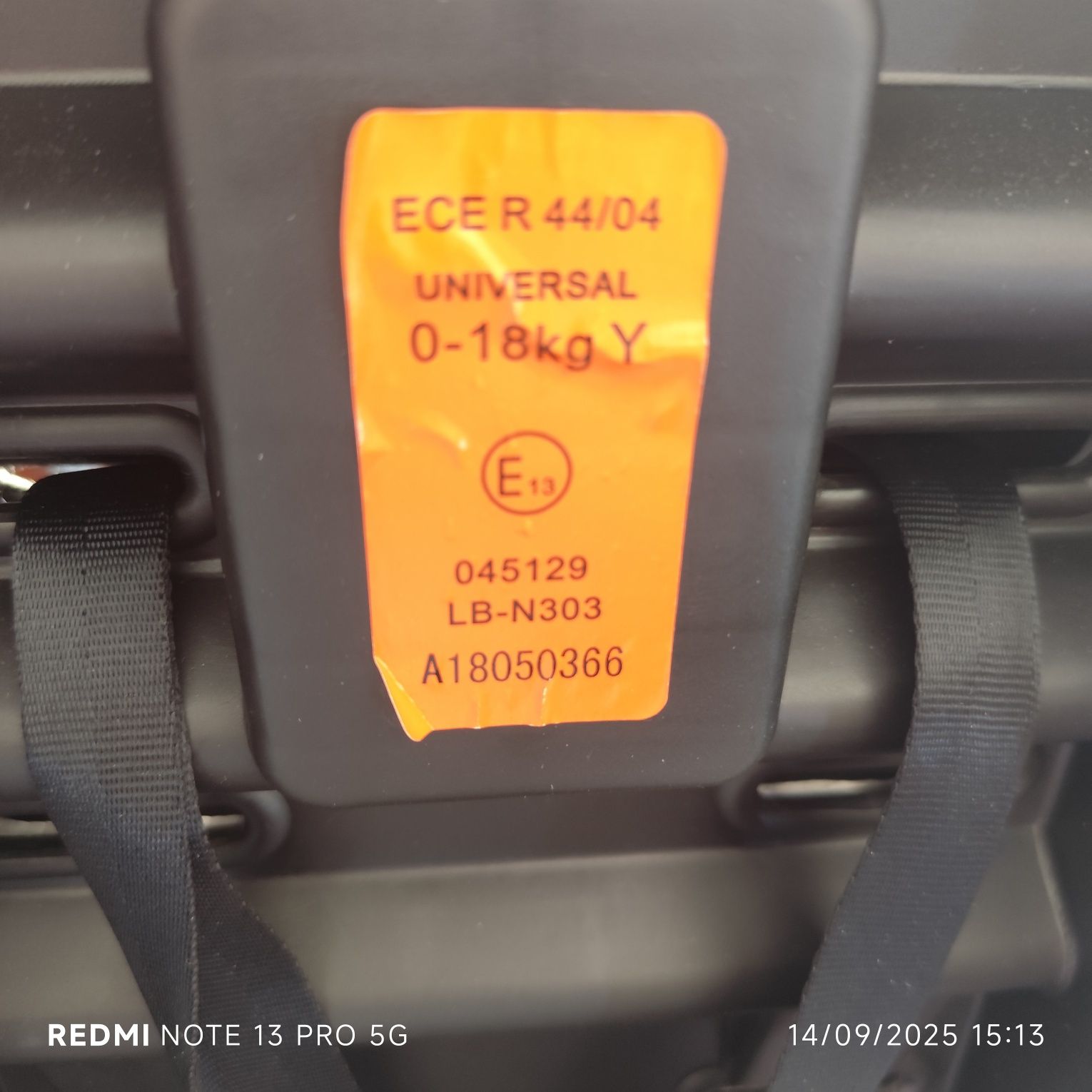 Cadeira Auto Infantia