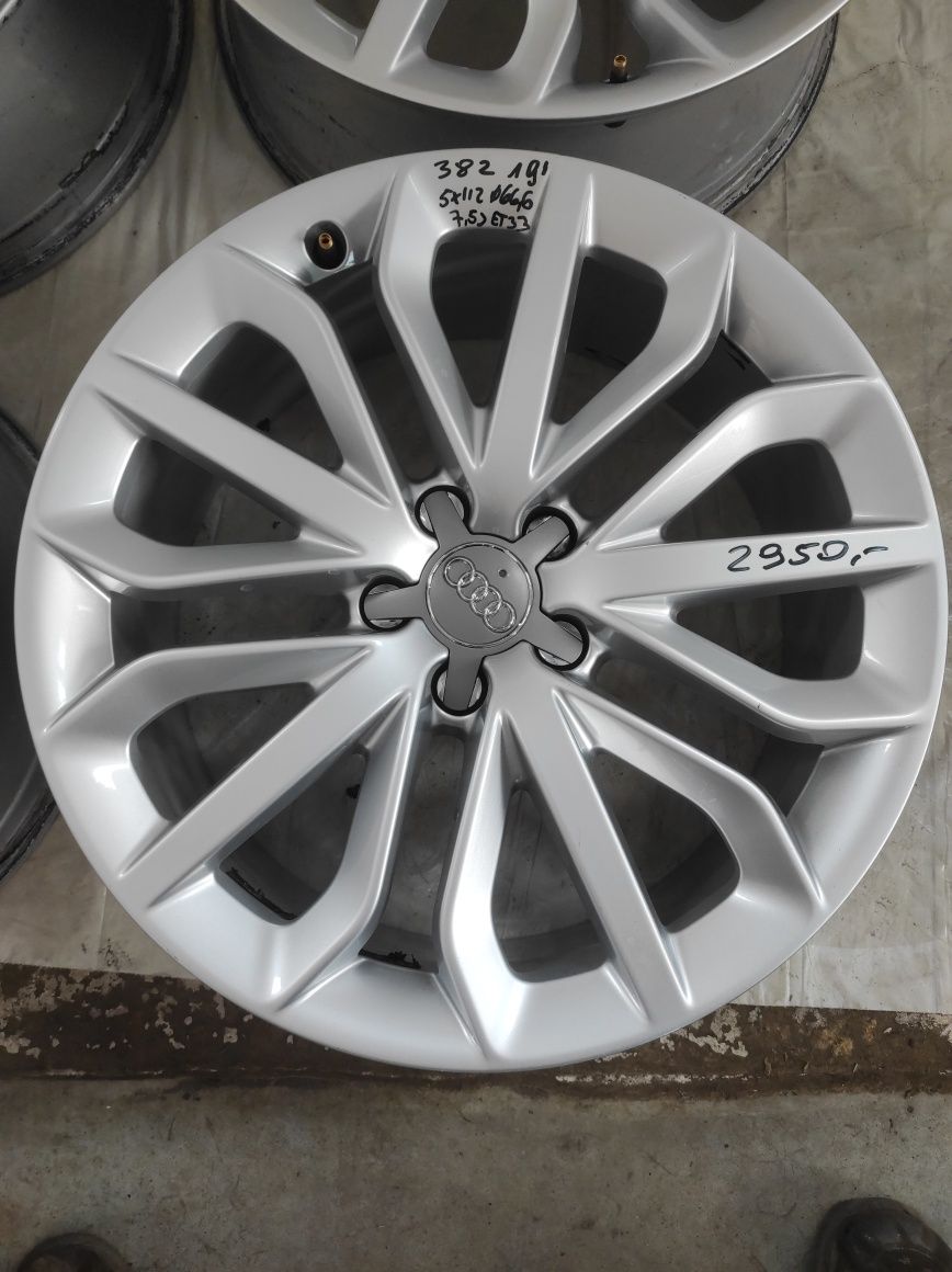382 Felgi aluminiowe ORYGINAŁ AUDI R 19 5x112 otwór 66,6 Bardzo Ładne