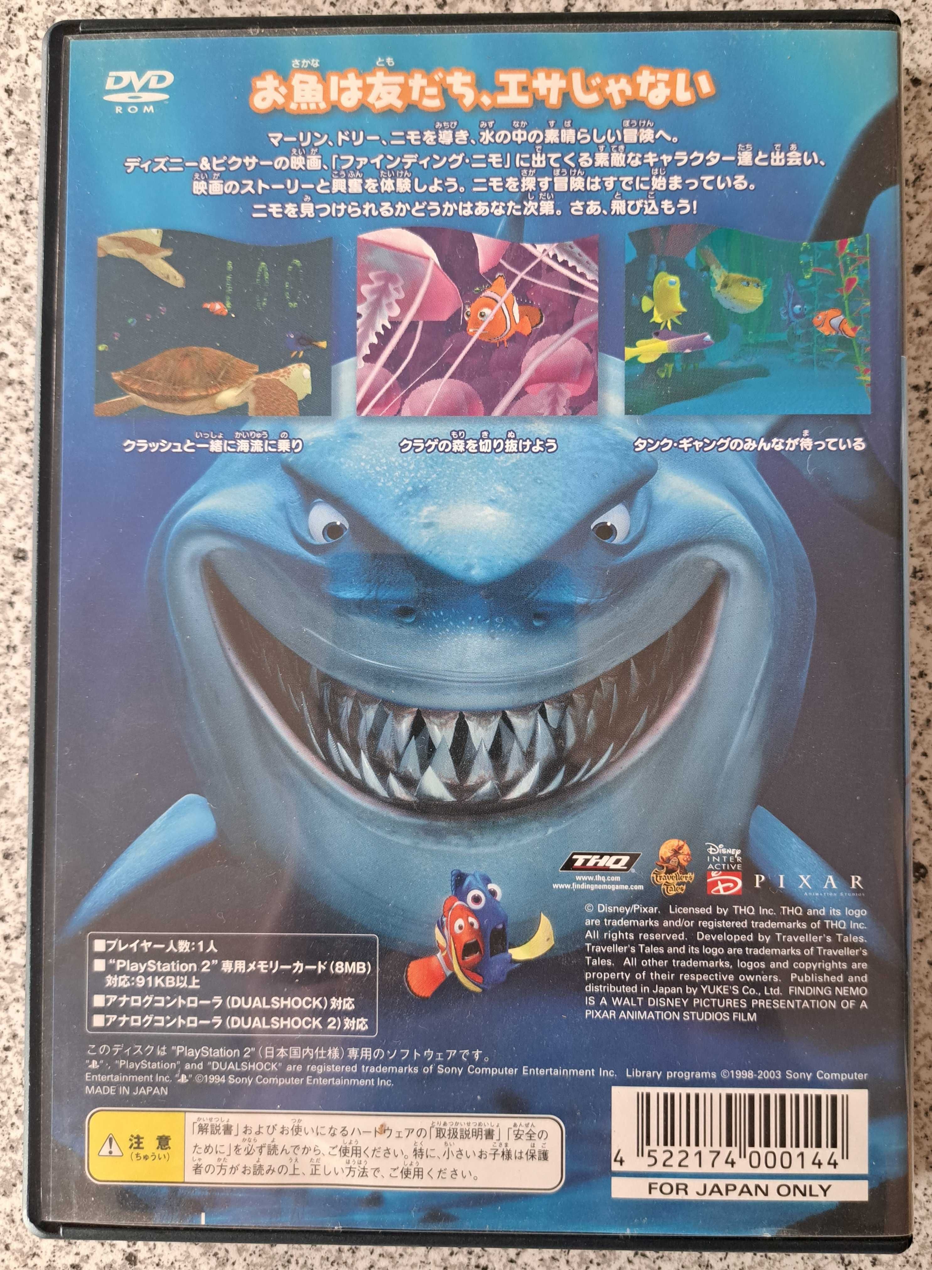 Gra Disney-Pixar Finding Nemo, PS2, import Japonia