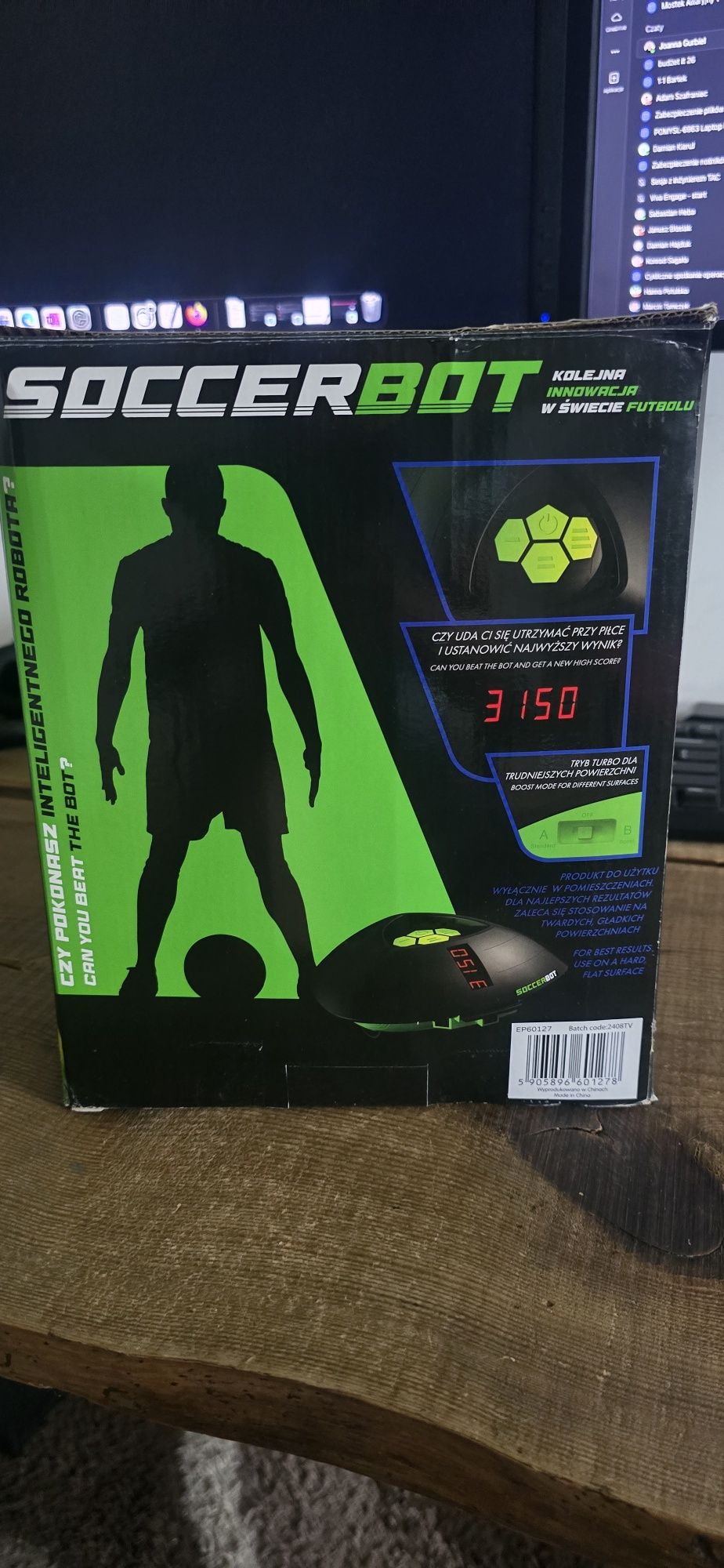 SoccerBot inteligentny robot do gry w piłkę nożną, Smart Ball. Jak now