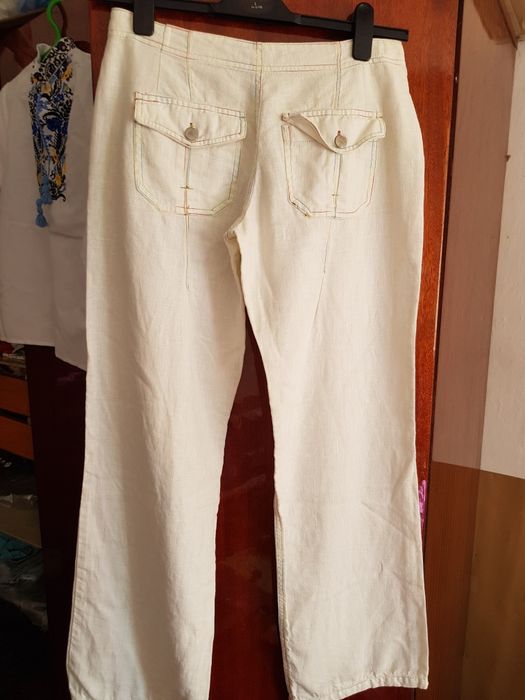Продам лляні білі штани