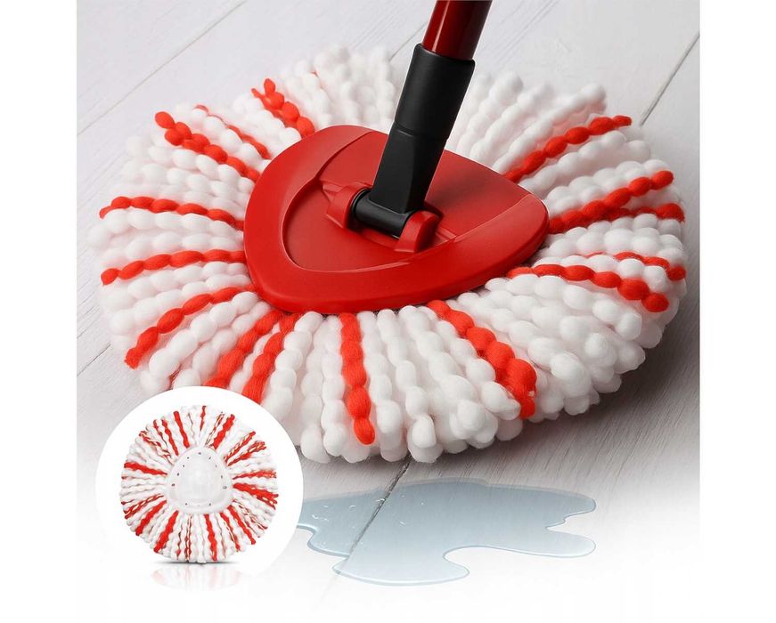 2x Wkład do Mopa Obrotowego Vileda Turbo Zapas Mocne+ Gratis Gąbki