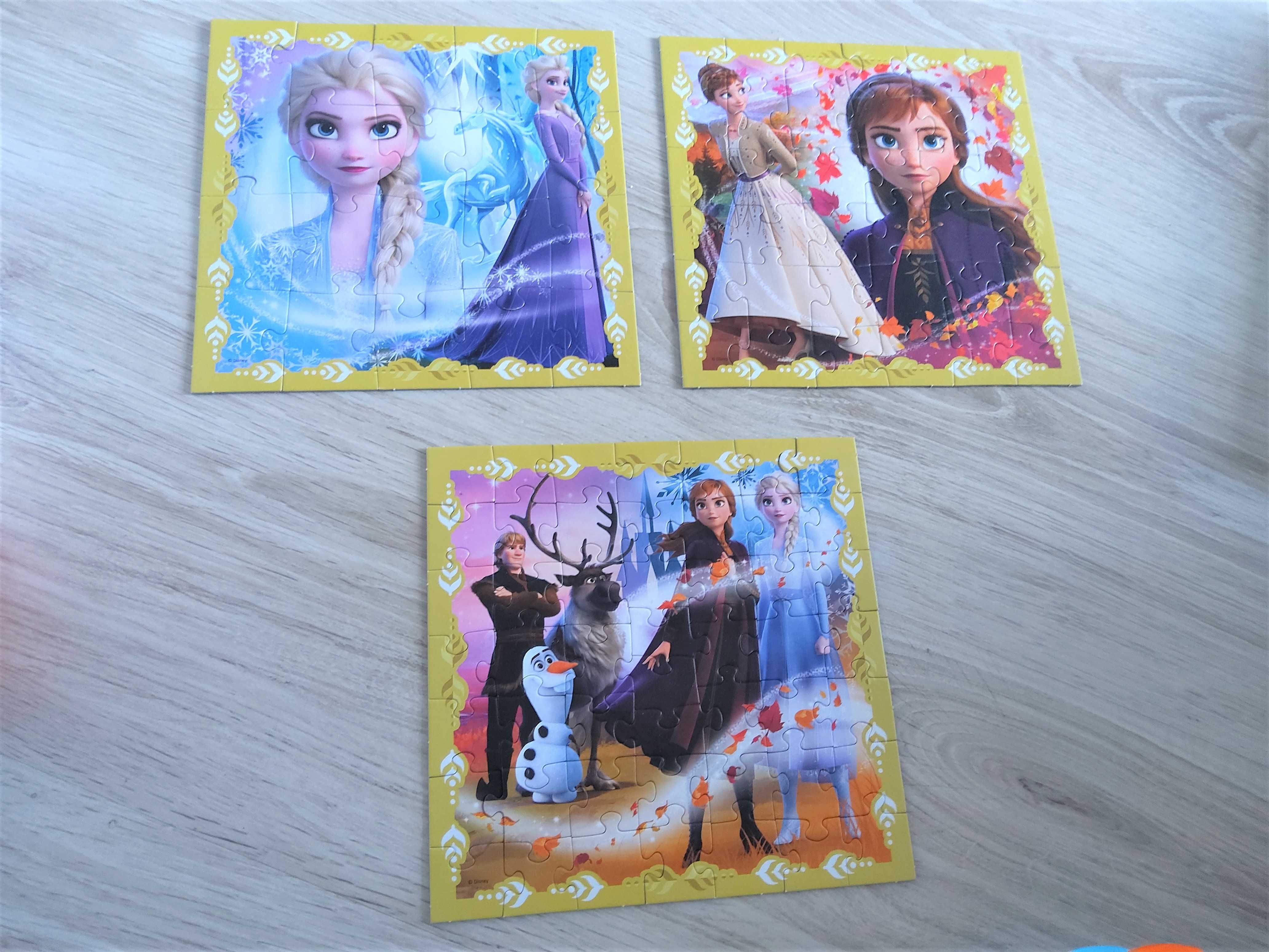 Puzzle Kraina Lodu Frozen 2 Moc Anny i Elsy 3w1