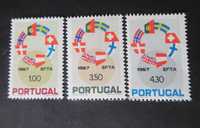 Selos Portugal 1967-Comércio EFTA Completo Novos Soberbos s/charneira