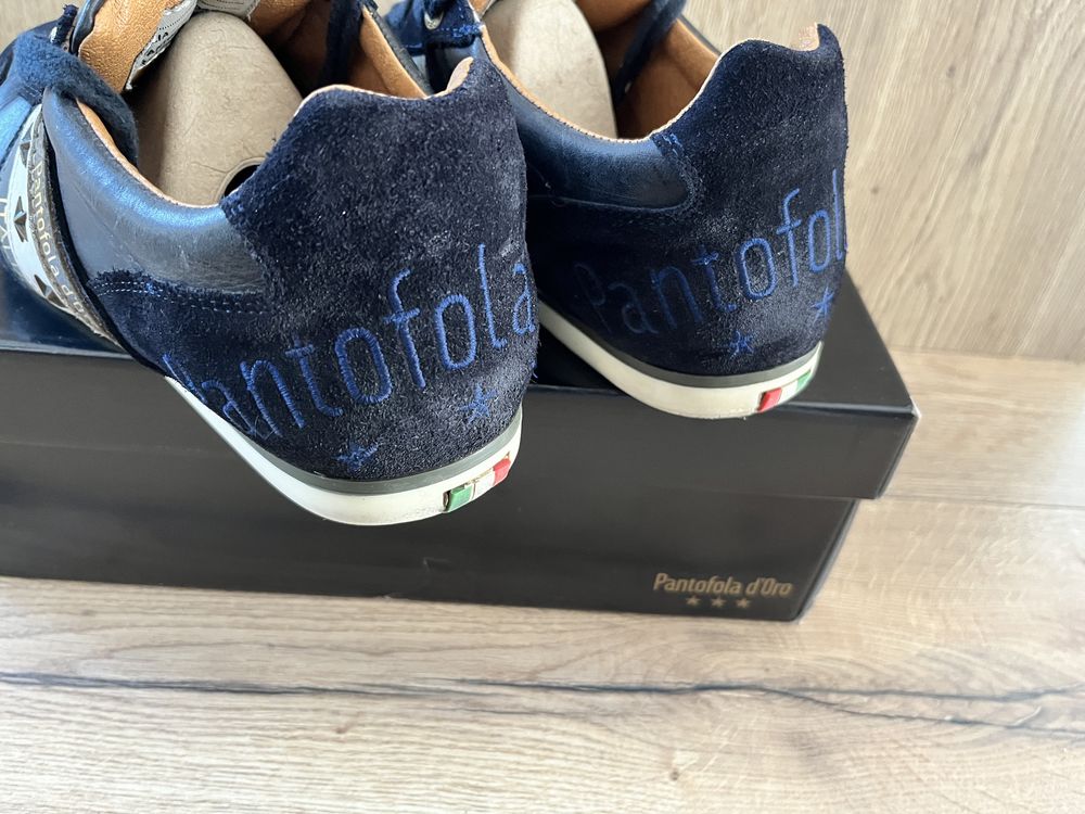 Super skórzane włoskie buty Pantofola d’Oro 42- 27,5 cm