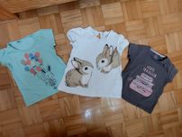 T-shirty koszulki bluzki r.80 3szt.