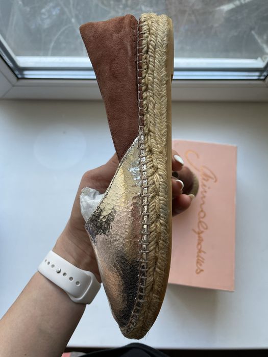 Еспадрильї жіночі бренду Gaimo (шкіра, 39 розмір)