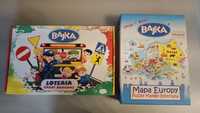 Zestaw gra edukacyjna Loteria + puzzle edukacyjne mapa Europy