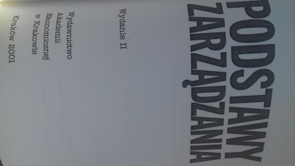 Podstawy zarządzania, Józef Machaczka