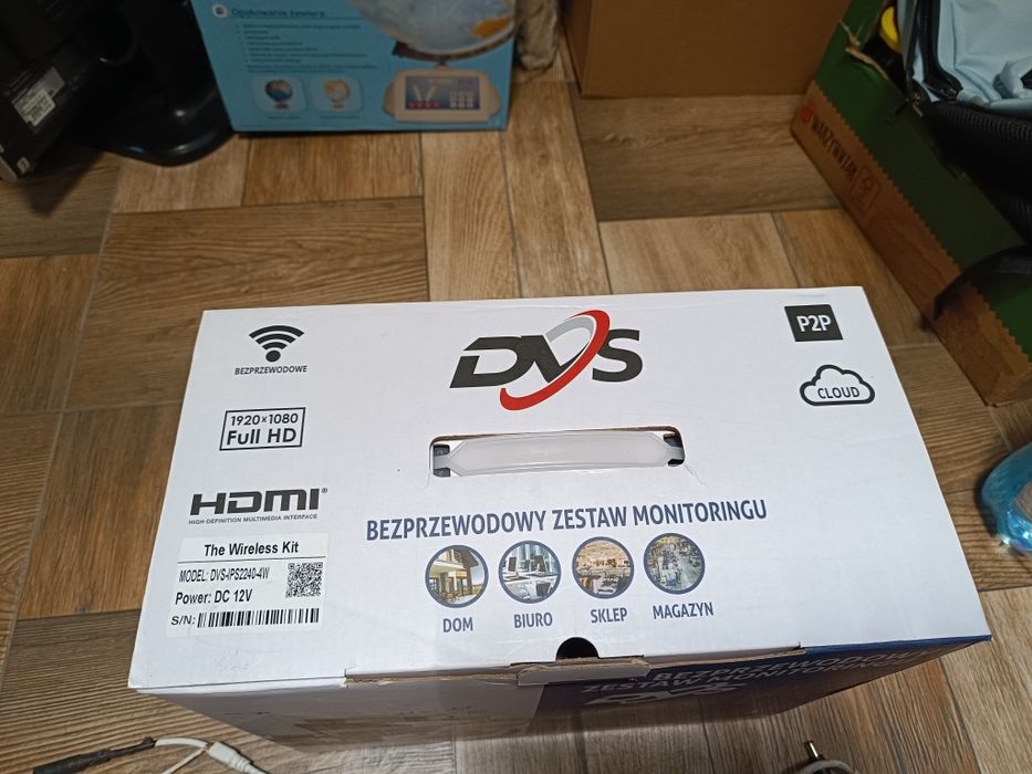 Bezprzewodowy zestaw monitoringu DVS Full HD 4 Mpi, DVS-IPS2240-4W