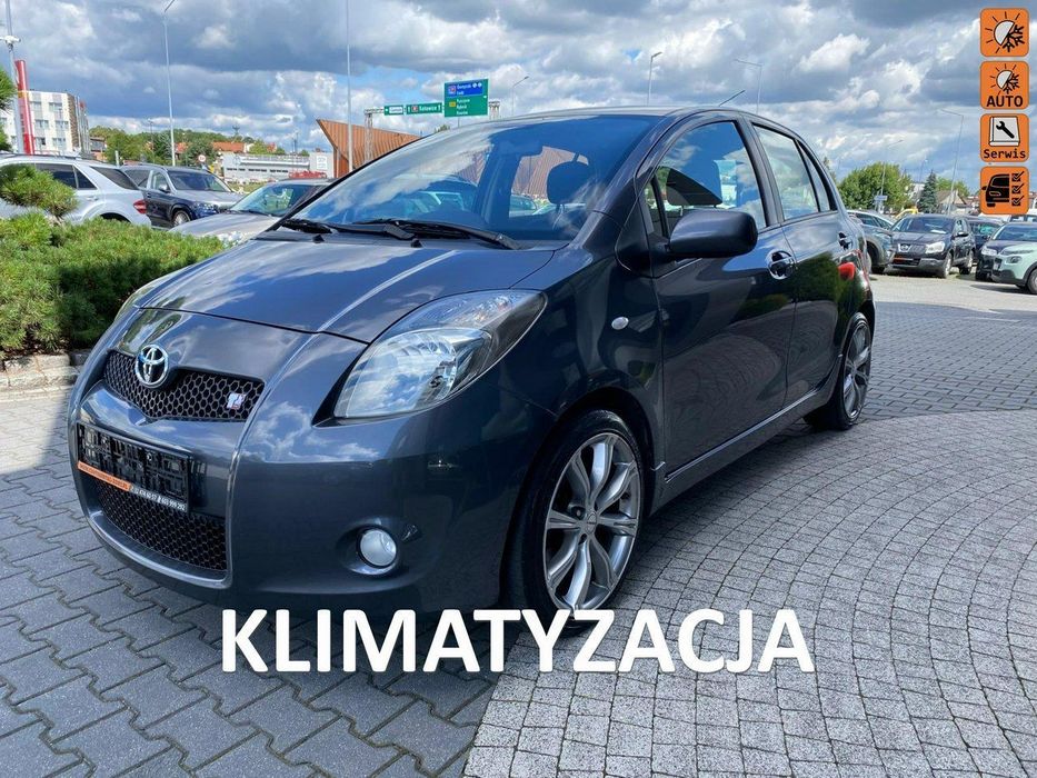 Toyota Yaris klimatronic, benzynka, manual, centralny, el. szyb, multifunkcja, 1.8