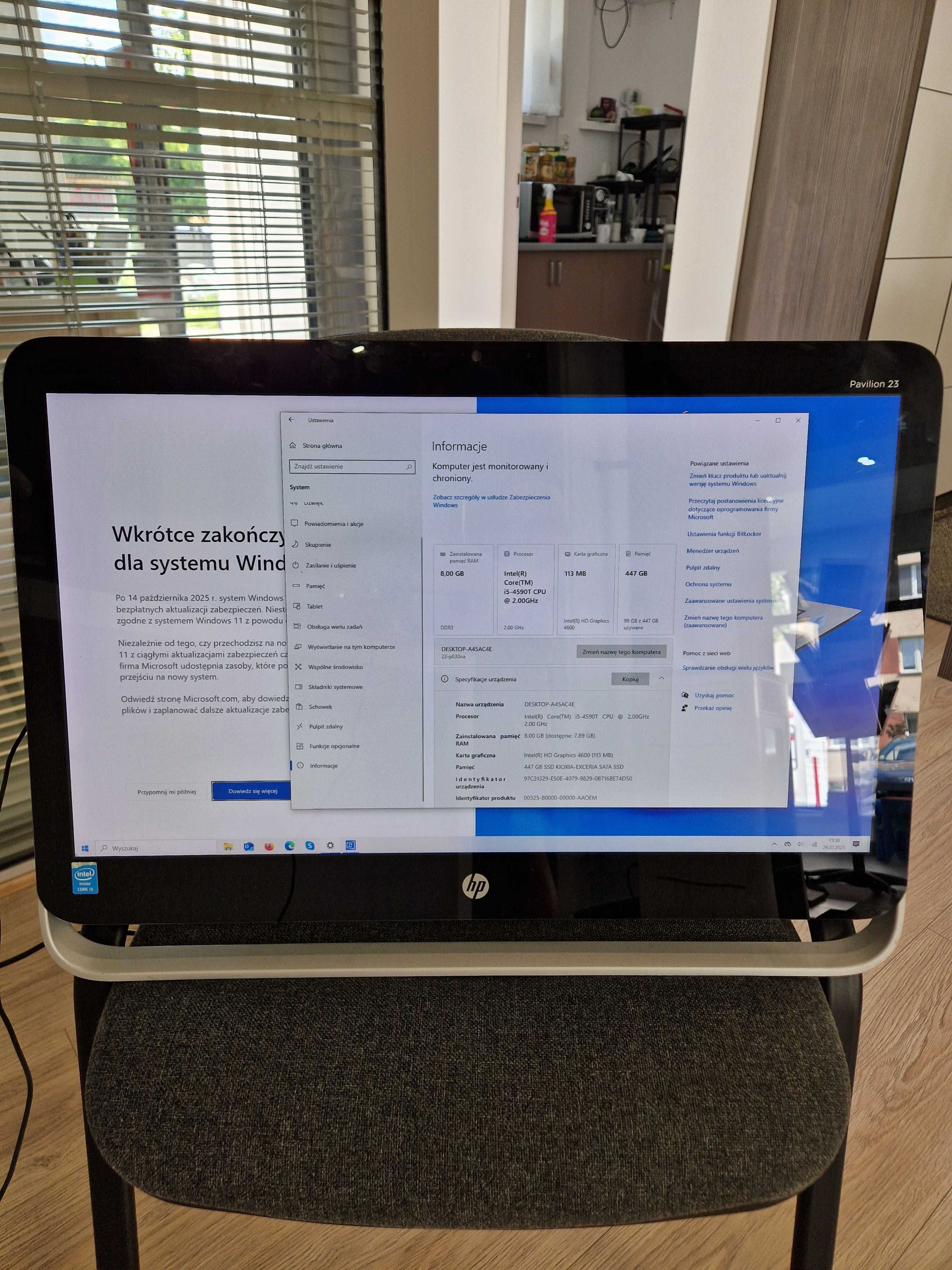 Komputer AIO HP Pavilon 23