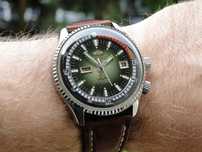 Orient King Diver Automatic zielony - piękny oryginalny vintage
