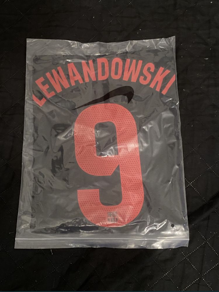 koszulka fc barcelona lewandowski XL