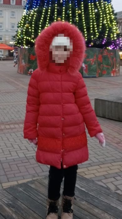 Зимове пальто для дівчинки, зимова куртка