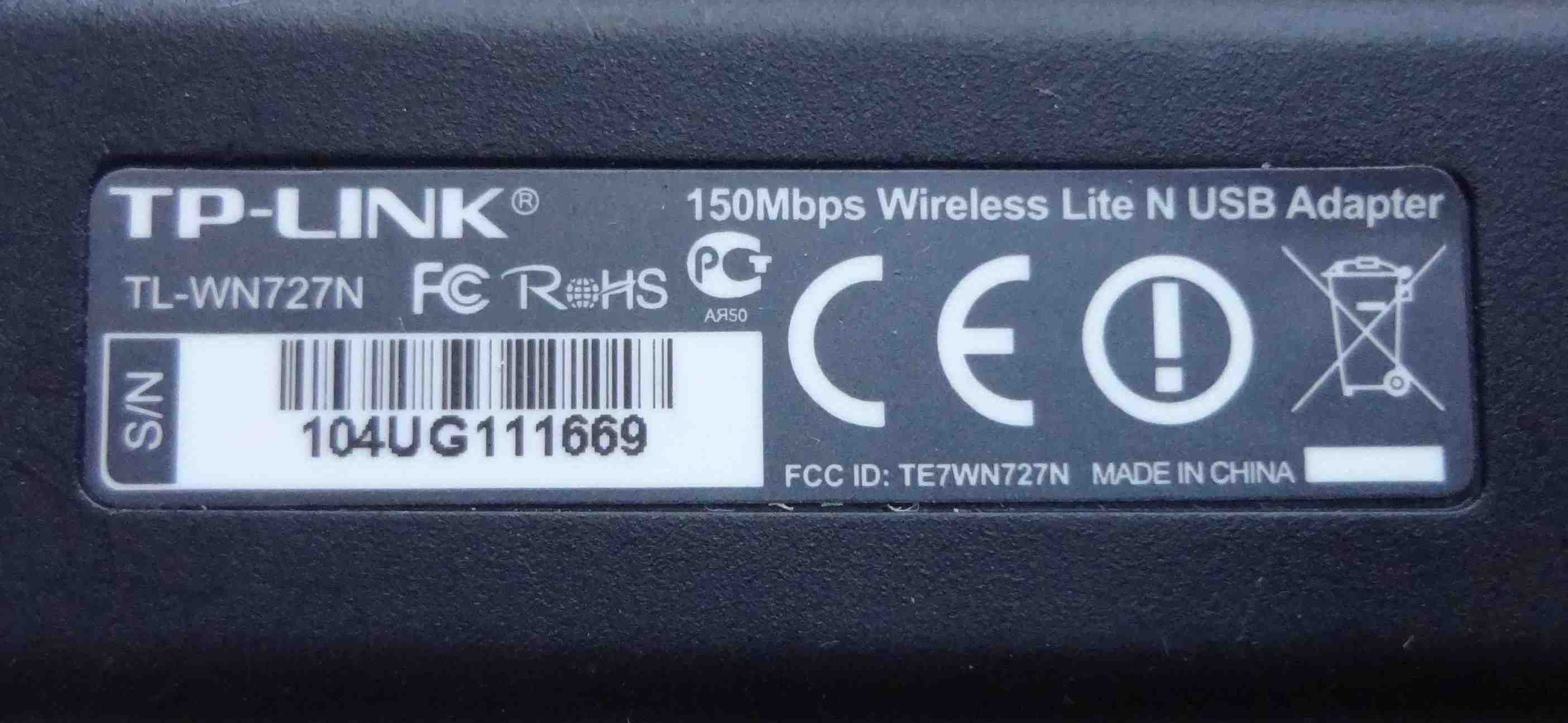 TP-Link TL-WN727N USB Wi-Fi сетевой адаптер