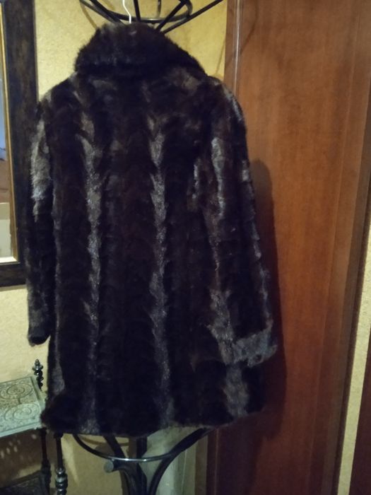 Норковое пальто,стильное