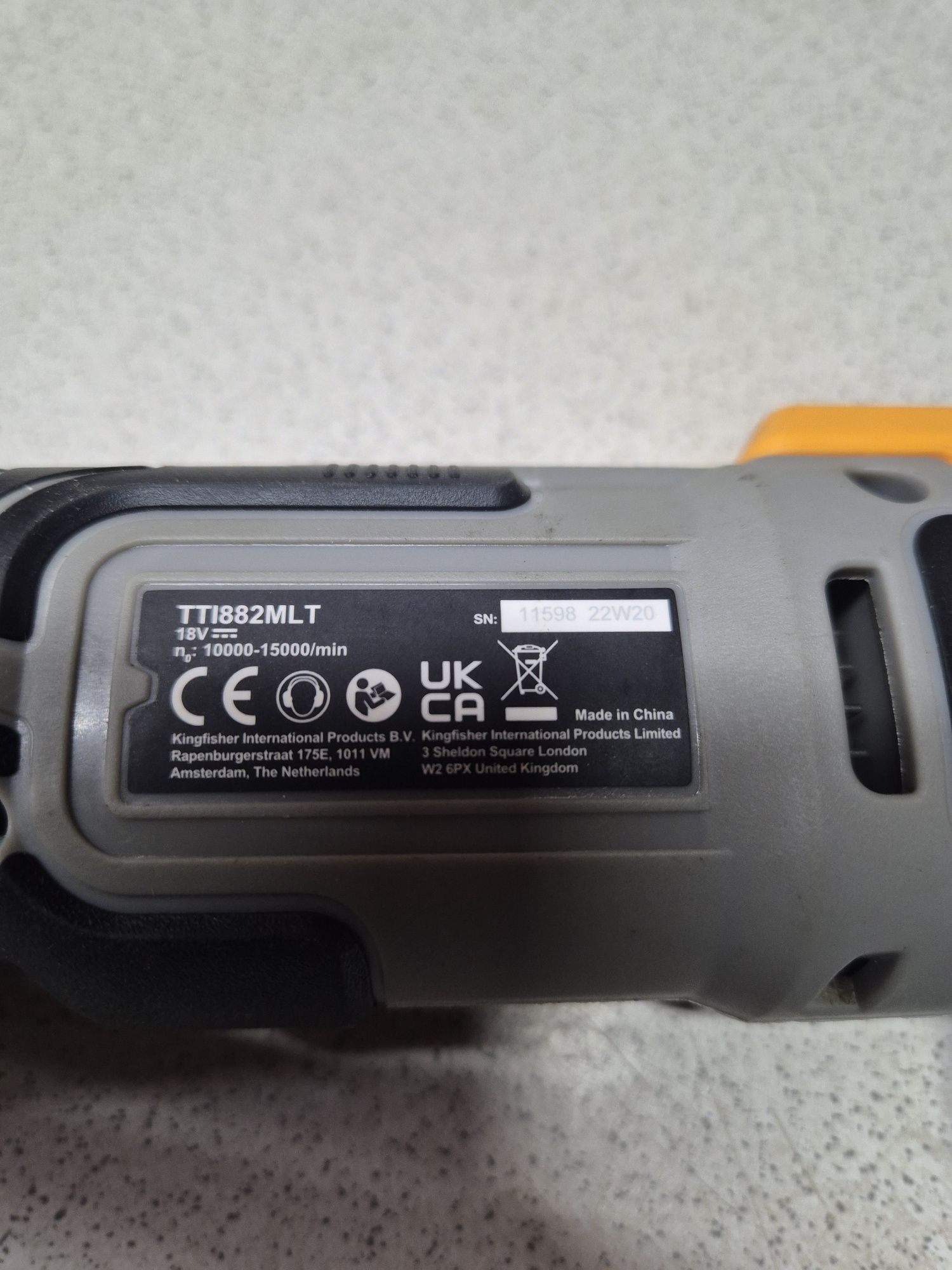 Urządzenie Wielofunkcyjne Multitool Aku 18V