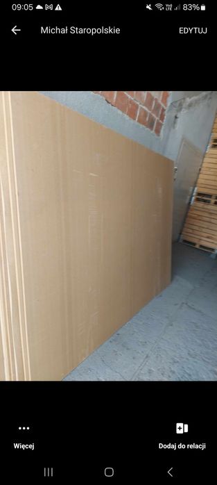 Płyta  Mdf 206x280