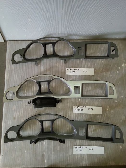 RAMKA OBUDOWA LICZNIKA AUDI A6 C6 SZARA SREBRNA