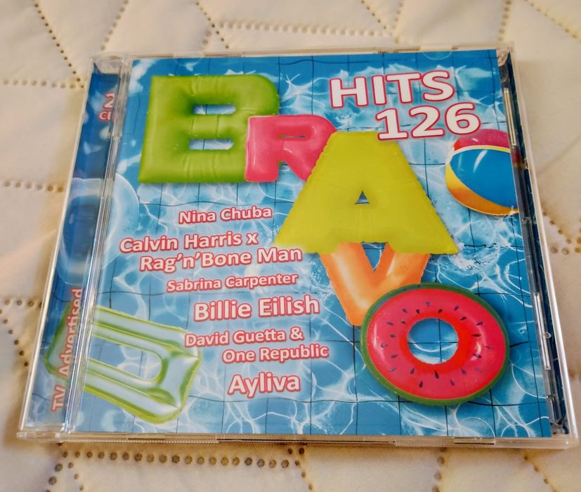 CD duplo Bravo Hits 126 - ano 2024 verão