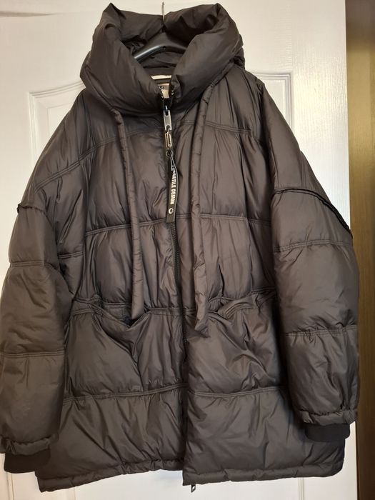Куртка пуховик оверсайз батал р. 56-62