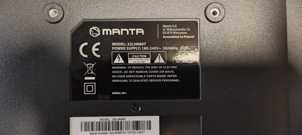 Telewizor Manta 32" tv