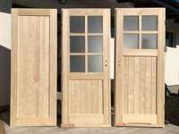 Drzwi drewniane lite sosnowe wewnętrzne  z ościeżnicą CAŁA POLSKA