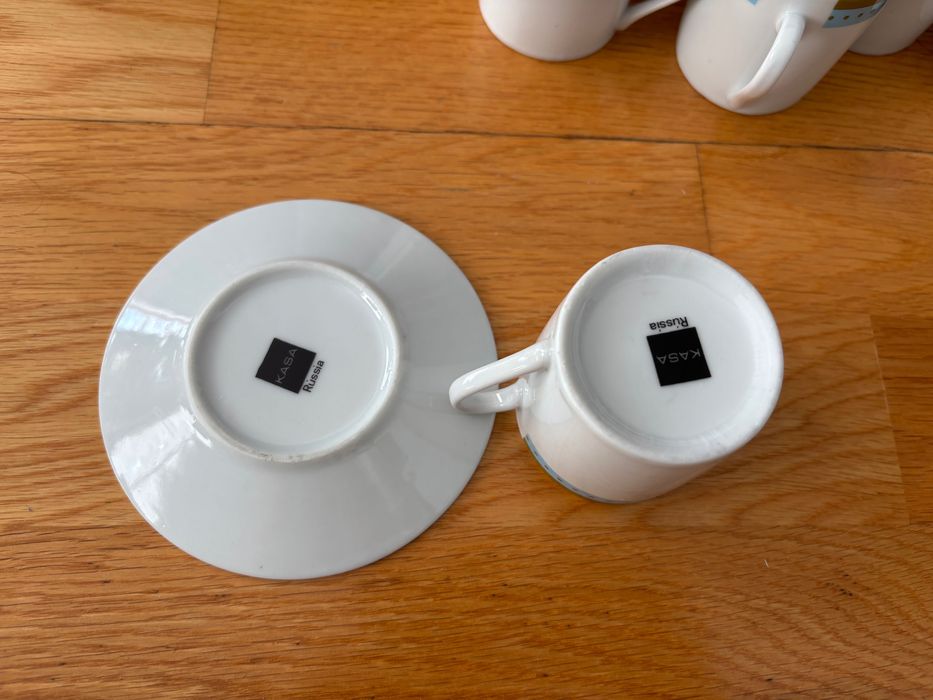 Conjunto de 12 chávenas café Kasa