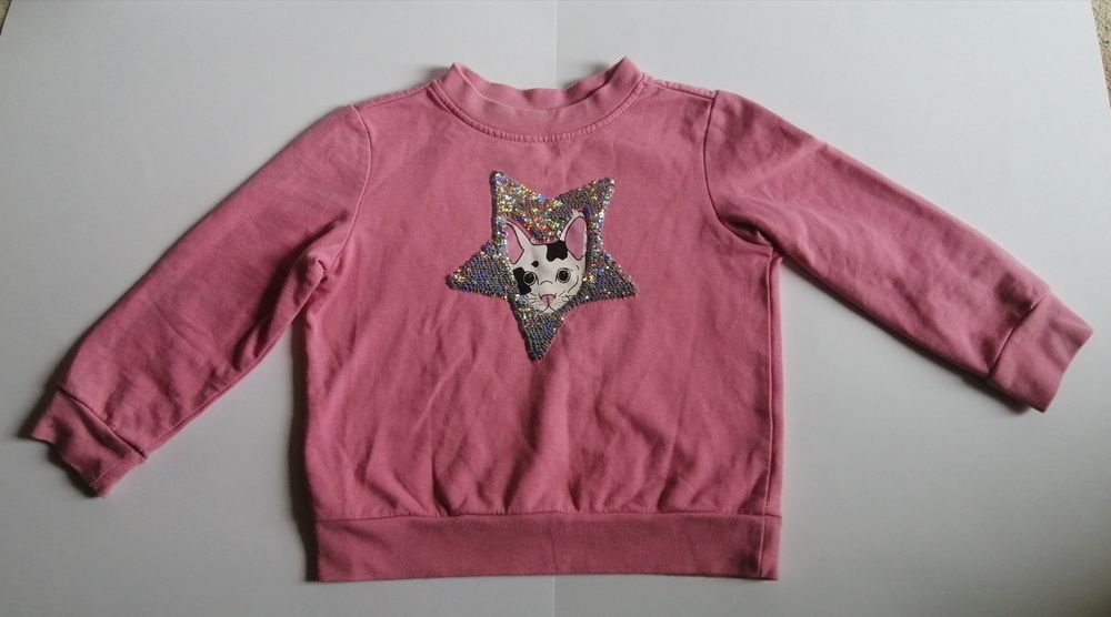 Кофта детская на девочку Sinsey с паетками перевертышами