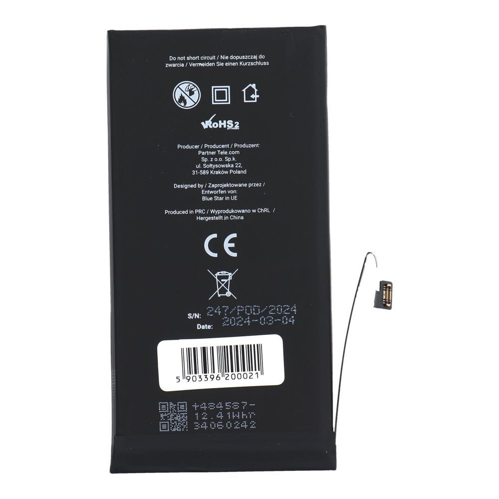 BLUE STAR HQ bateria do IPHONE 13 3227 mAh