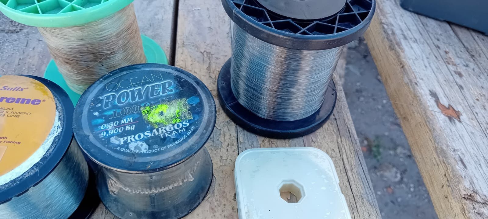 Conjunto fio de pesca