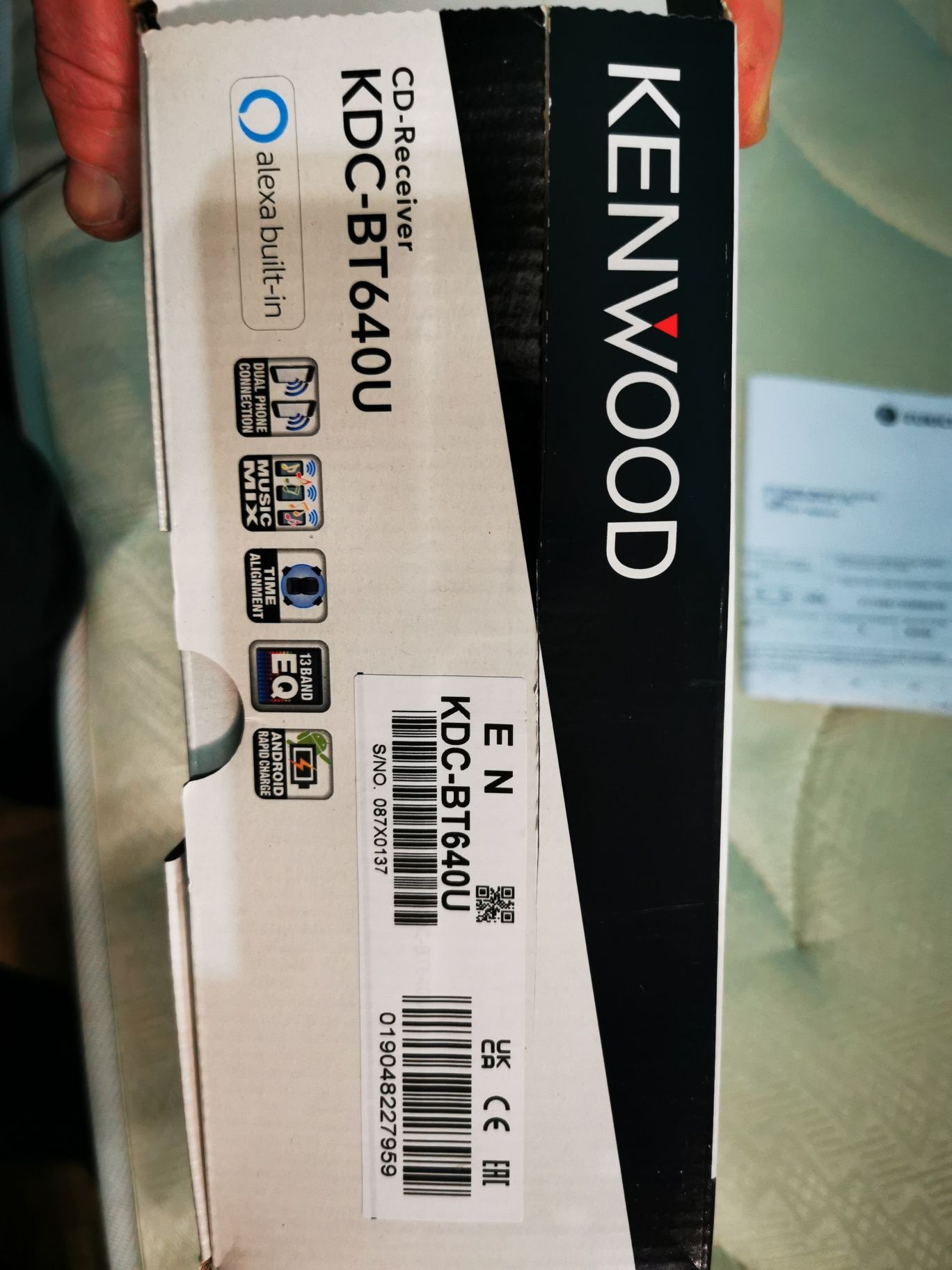 Autoradio cd com USB Ect com a marca   Kenwood