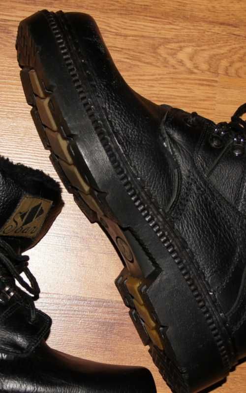 SOAR buty męskie trapery glany trekkingowe 43 44 skóra ciepłe zimowe