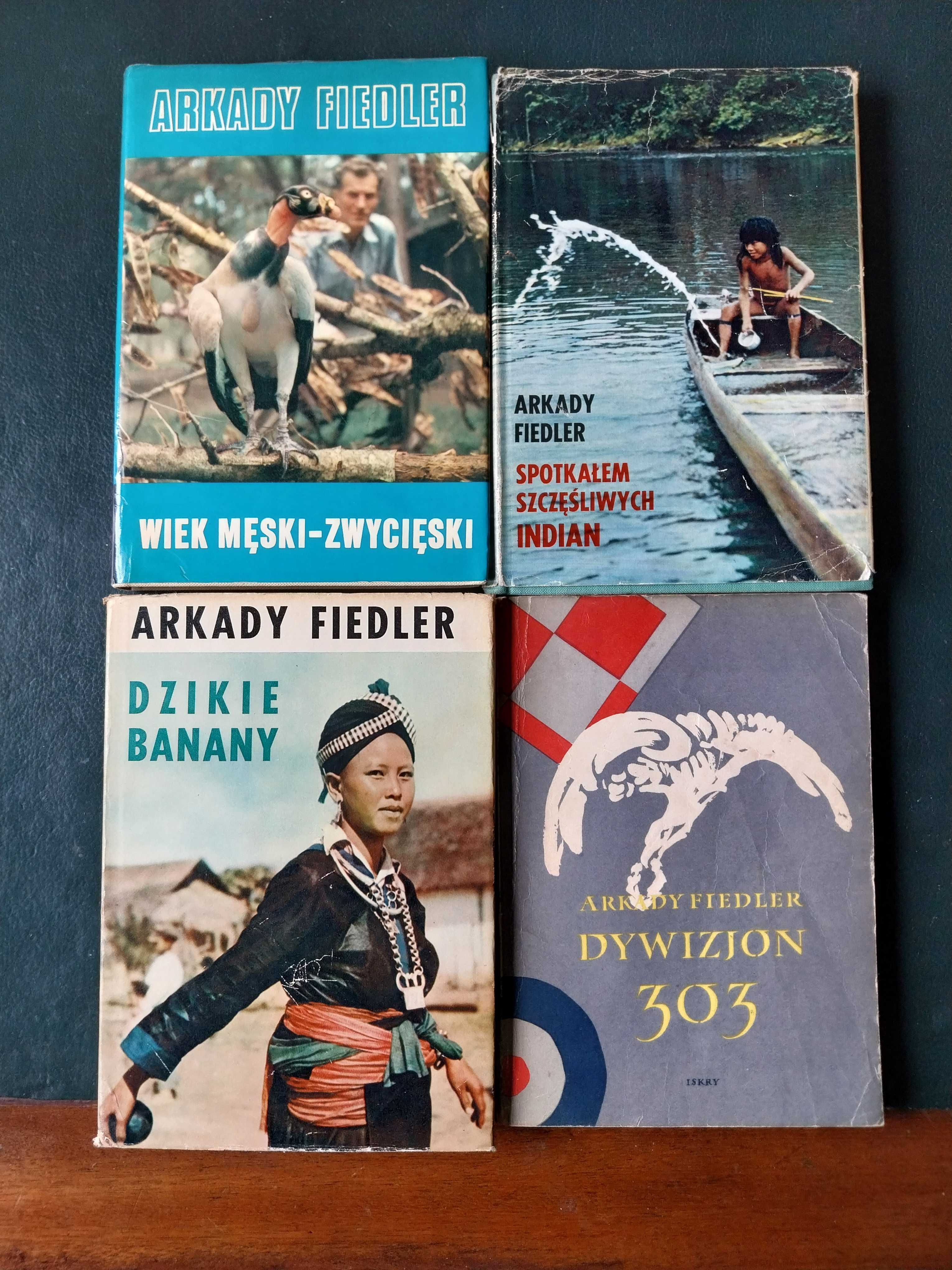 Alfred Szklarski, Przygody Tomka, 4 tomy+ Arkady Fiedler, 4 książki