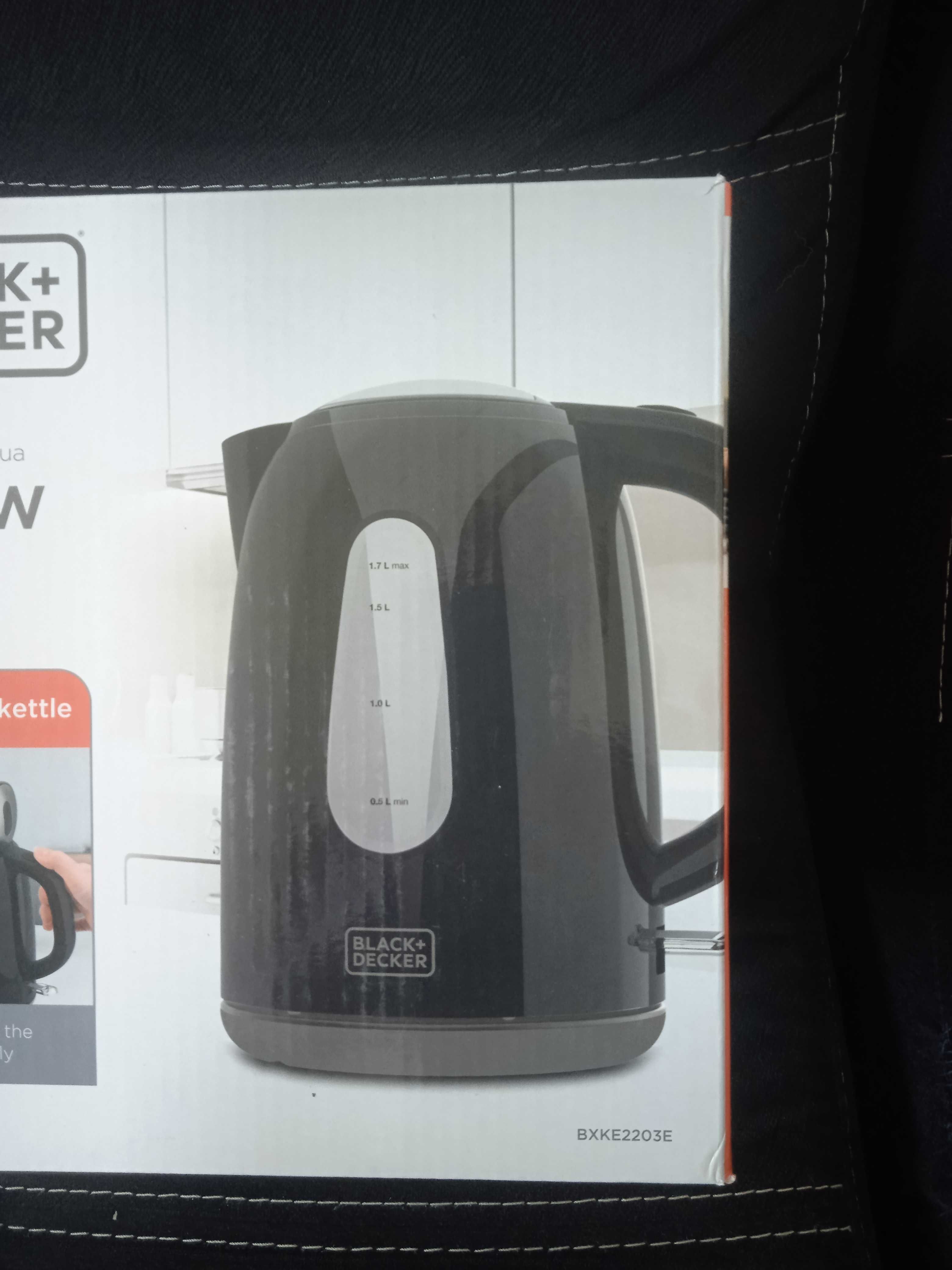 Czajnik elektryczny 1,7 L Black Decker 2200 W  nowy