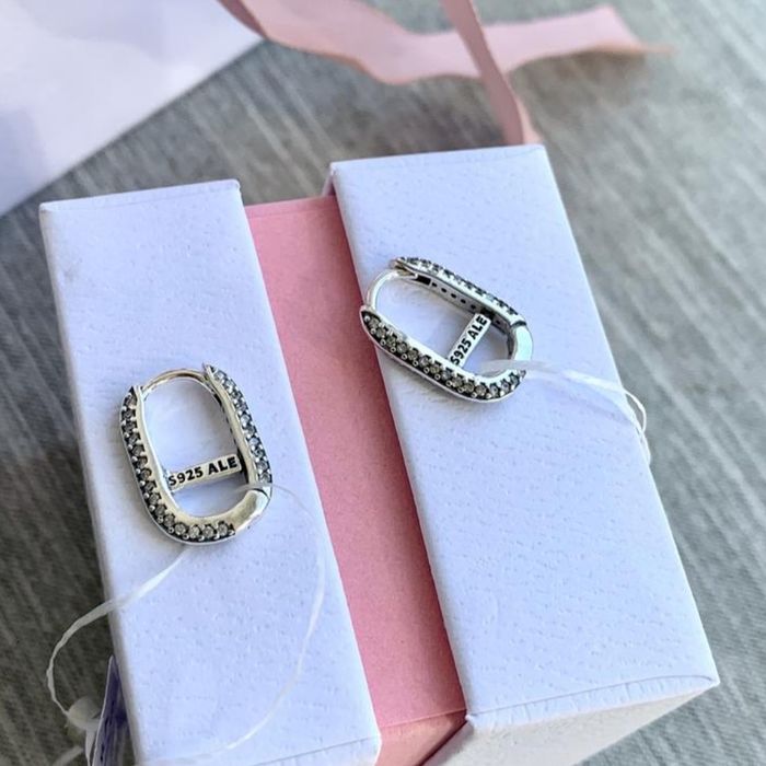 Сережки пандора оригінал Pandora нові срібні прикраси